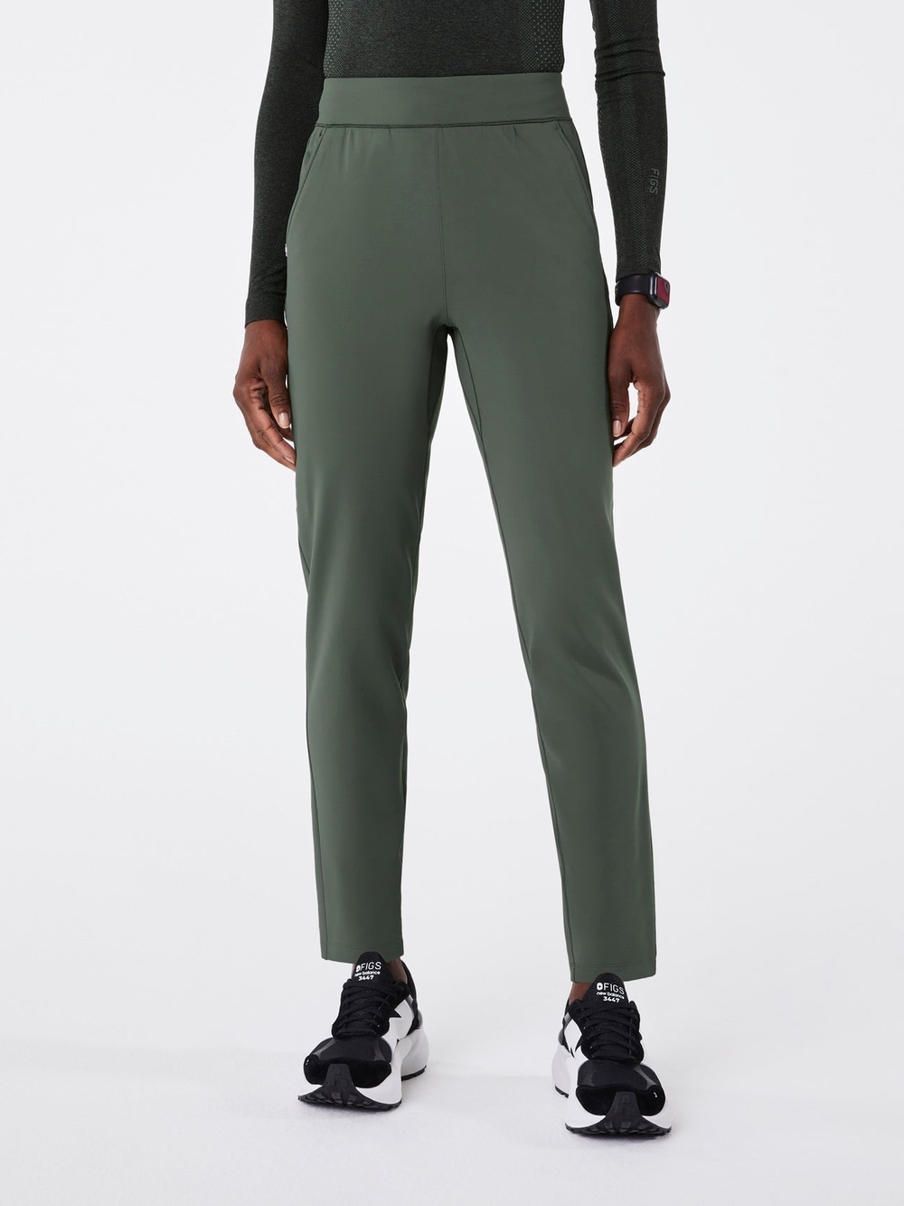 FIGS Countourknit Scrub Pants - Moss